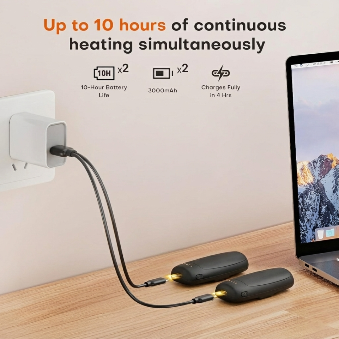 Dual Rechargeable Hand Warmers